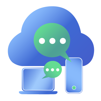 communications intelligence icon