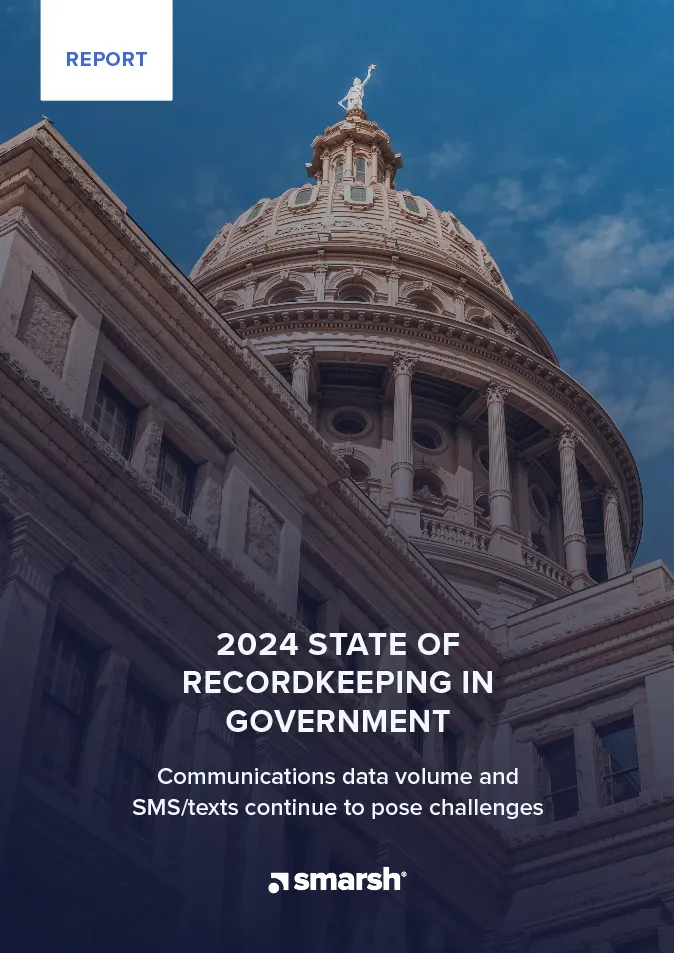 state of recordkeeping report cover